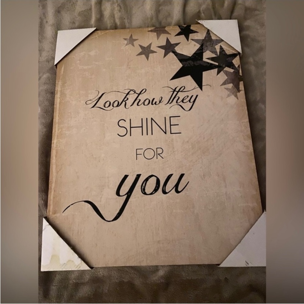 🌟 CANVAS ART PRINT “Look How They Shine For You” 🌟